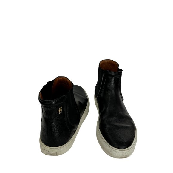 GIVENCHY Size 8 Black Leather High Top Sneakers – Sui  Givenchy Black High Top Sneakers Size 38/8 Leather Flats Elastic Gusset